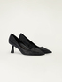 Kitten heels with micro crystals image number 1