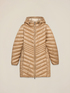 Piumino lightweight midi con cappuccio image number 4