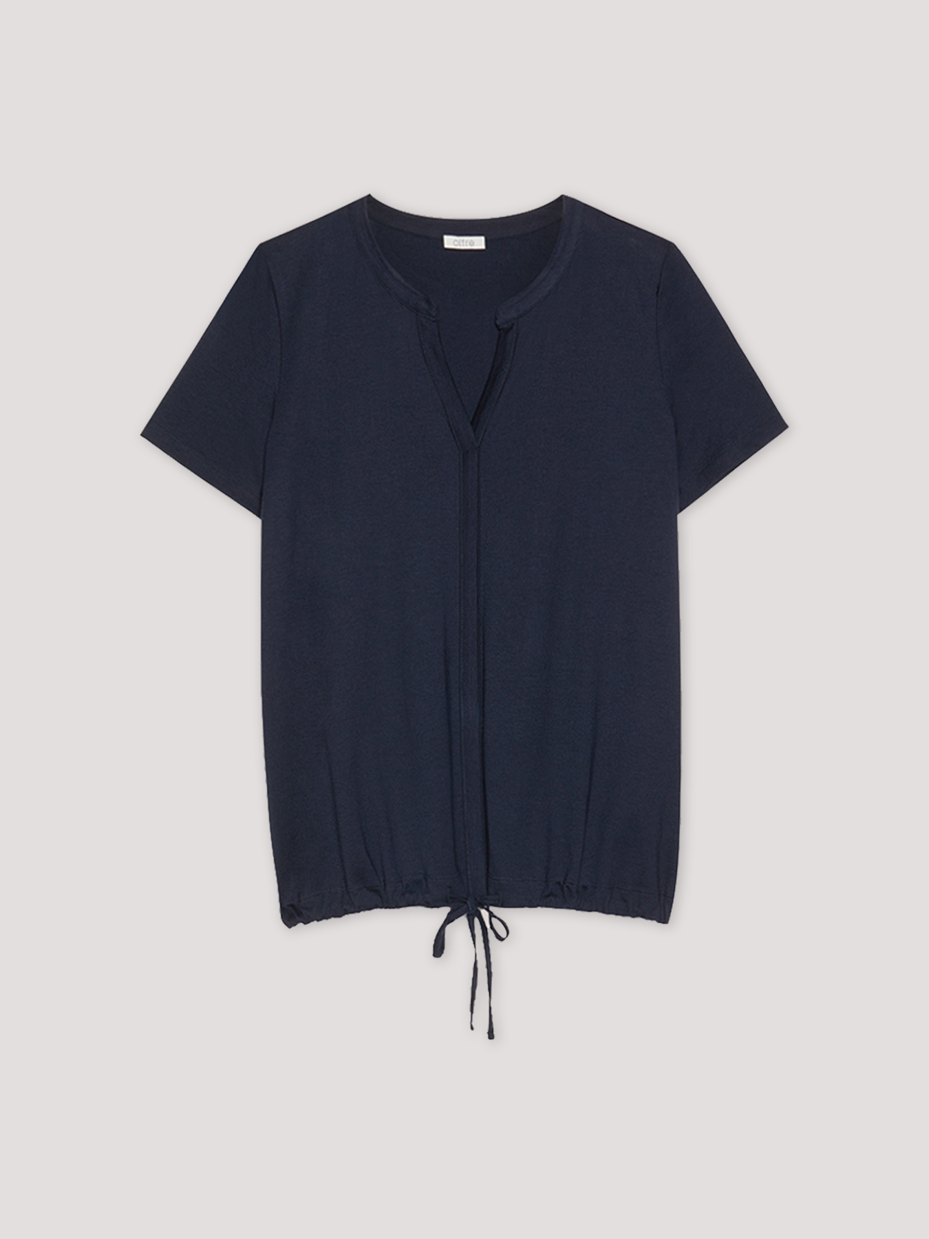 T-shirt avec cordon de serrage dans le bas image number 3