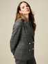 Double-breasted check blazer image number 3