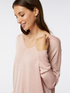 Lurex sweater with v-neck image number 2