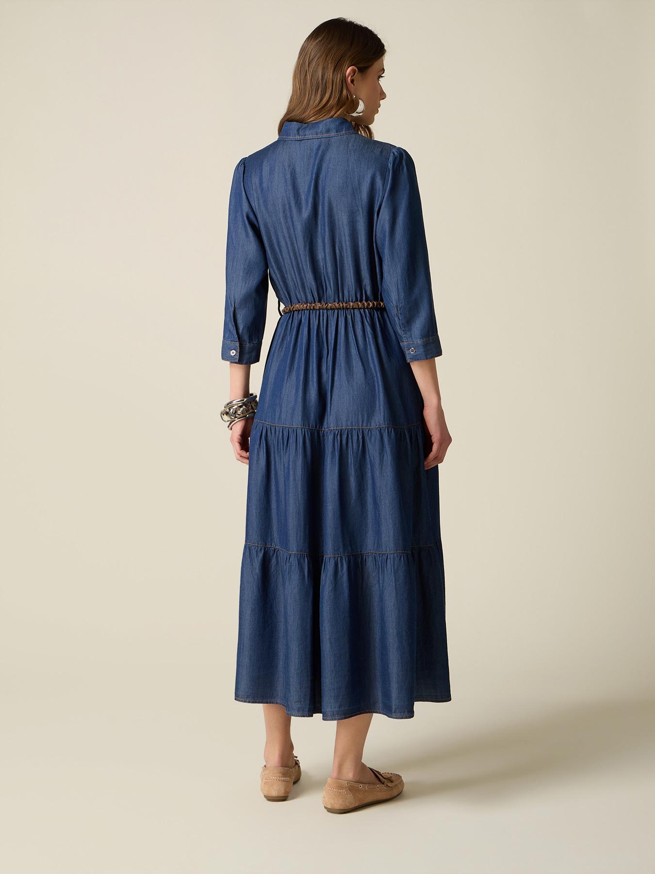 Hemdblusenkleid aus Tencel image number 1