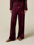 Palazzo pants in satin with sequin embroidery image number 3