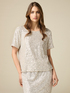 Short-sleeved sequined blouse image number 0