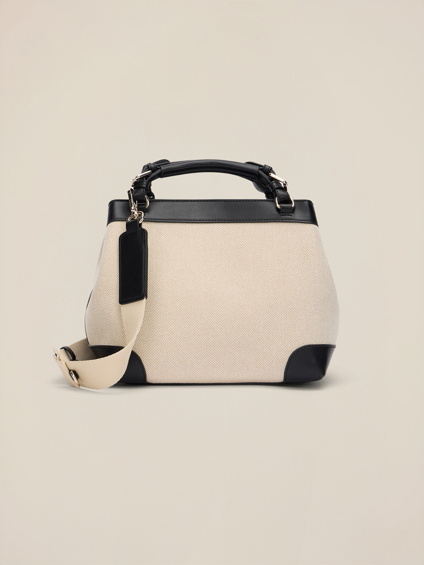 Maxi bauletto in canvas image number 1