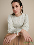 Long-sleeved polka dot blouse image number 0