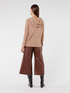 Pure cashmere sweater with hood image number 1