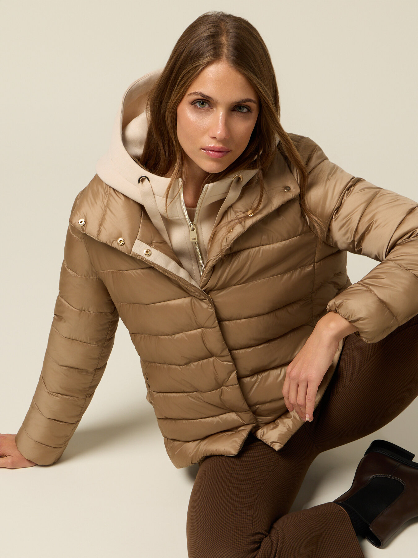Combined down jacket image number 3