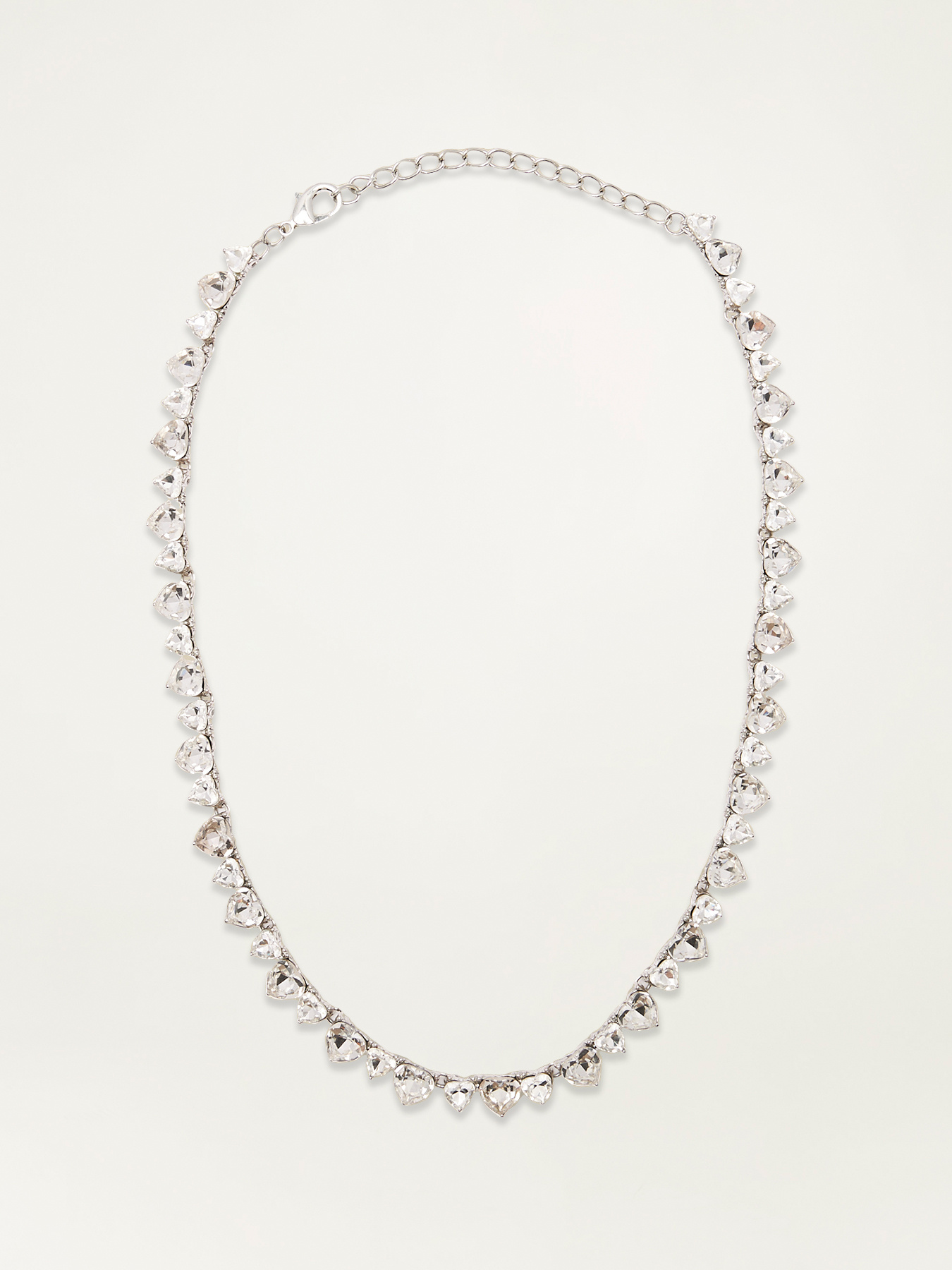 Necklace with crystal gems image number 1
