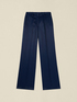 Wide-leg linen blend trousers image number 4