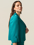 Structured jacket in linen blend image number 2