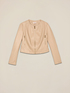 Short round neck jacket image number 3