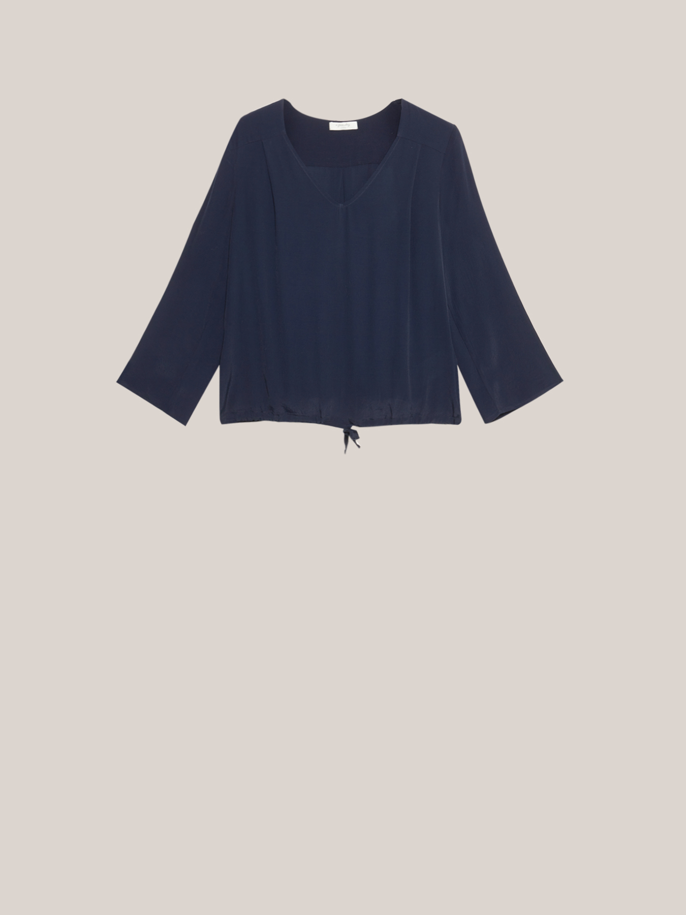 Bluse mit V-Ausschnitt aus Bio-Viskose image number 3