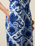 Patterned cotton palazzo pants image number 2