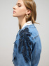 Denim jacket with appliqu&eacute;s image number 2