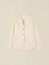 Striped canvas shirt with jewel buttons image number 3