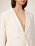 Blazer crois&eacute; en tissu cr&ecirc;pe image number 3