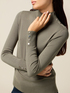 Fitted turtleneck in viscose blend image number 2