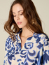 Blouse en coton &agrave; motifs image number 2