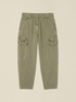 Cargo-Hose aus Baumwolle mit Ziersteinen image number 4