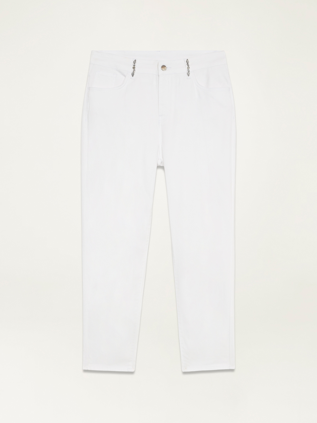 Boyfit trousers with set stones image number 4