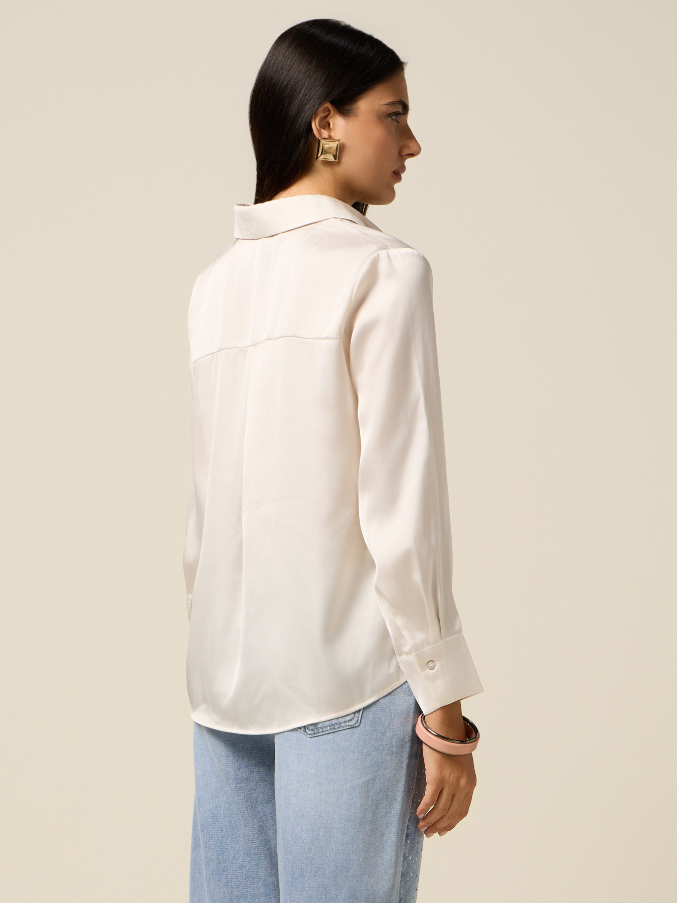 Camicia in raso image number 1