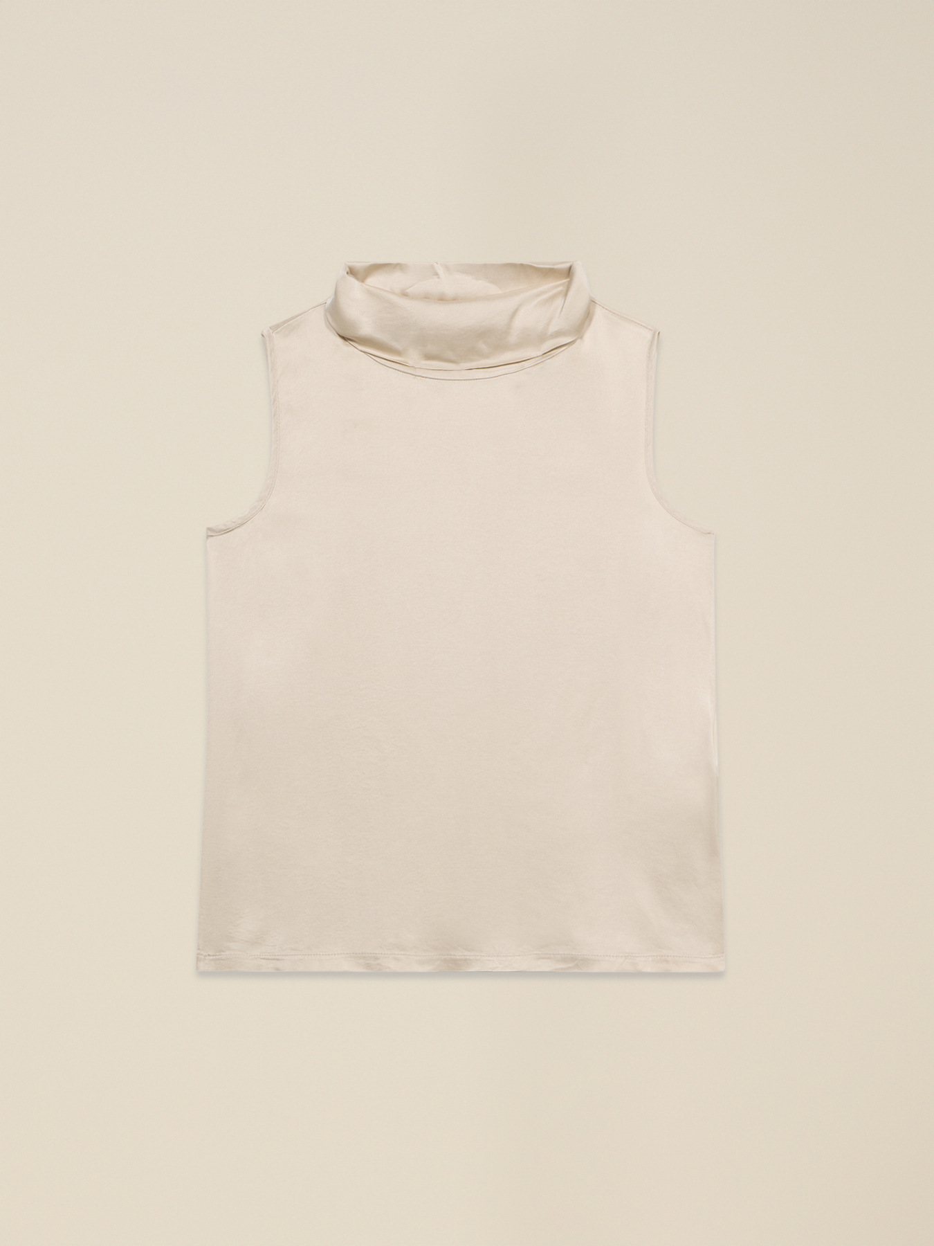 Satin top with high neck image number 3