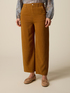 Cropped tencel satin trousers image number 3