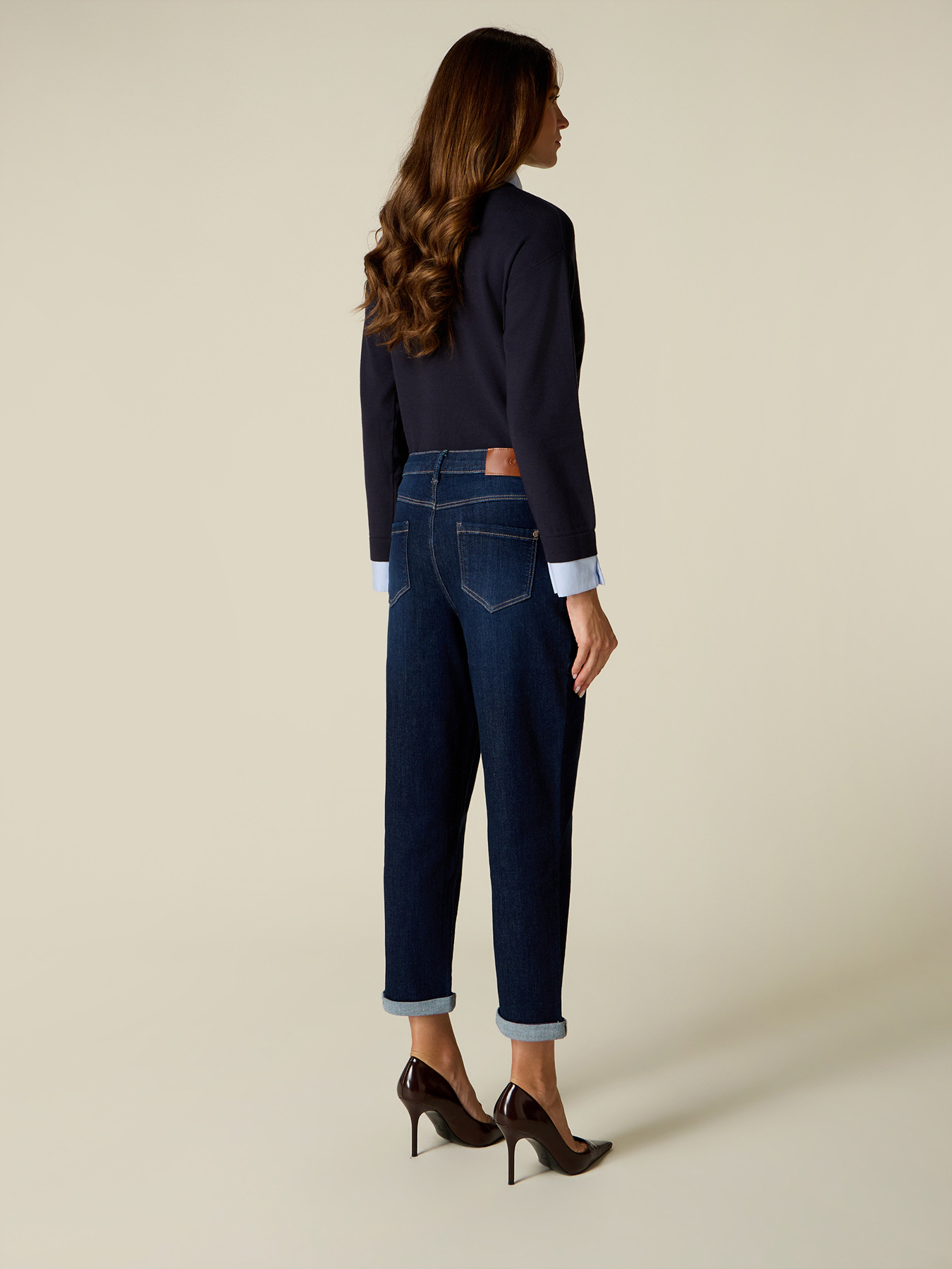 Dark blue boyslim jeans image number 1