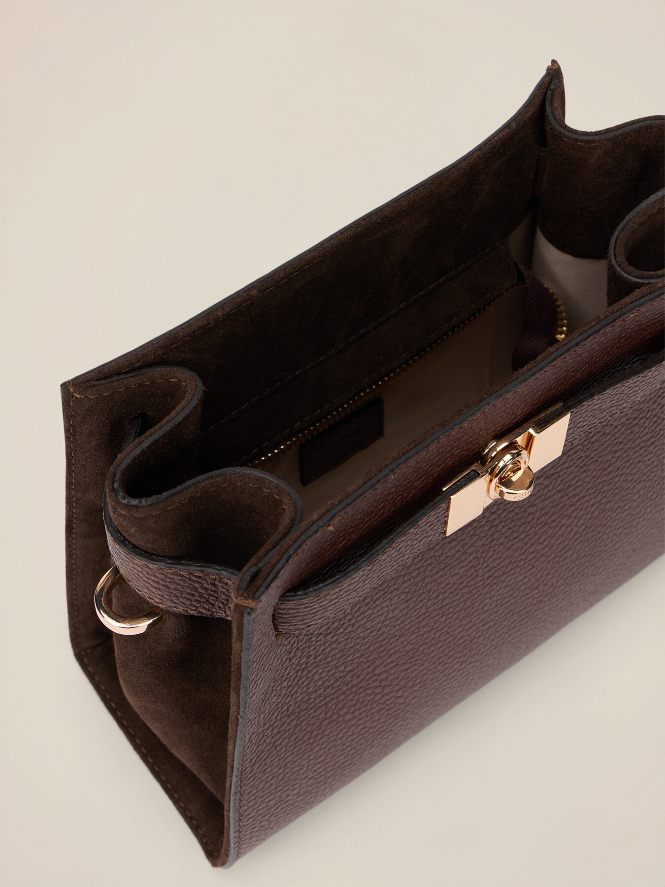 Ophelia genuine leather shoulder bag image number 4