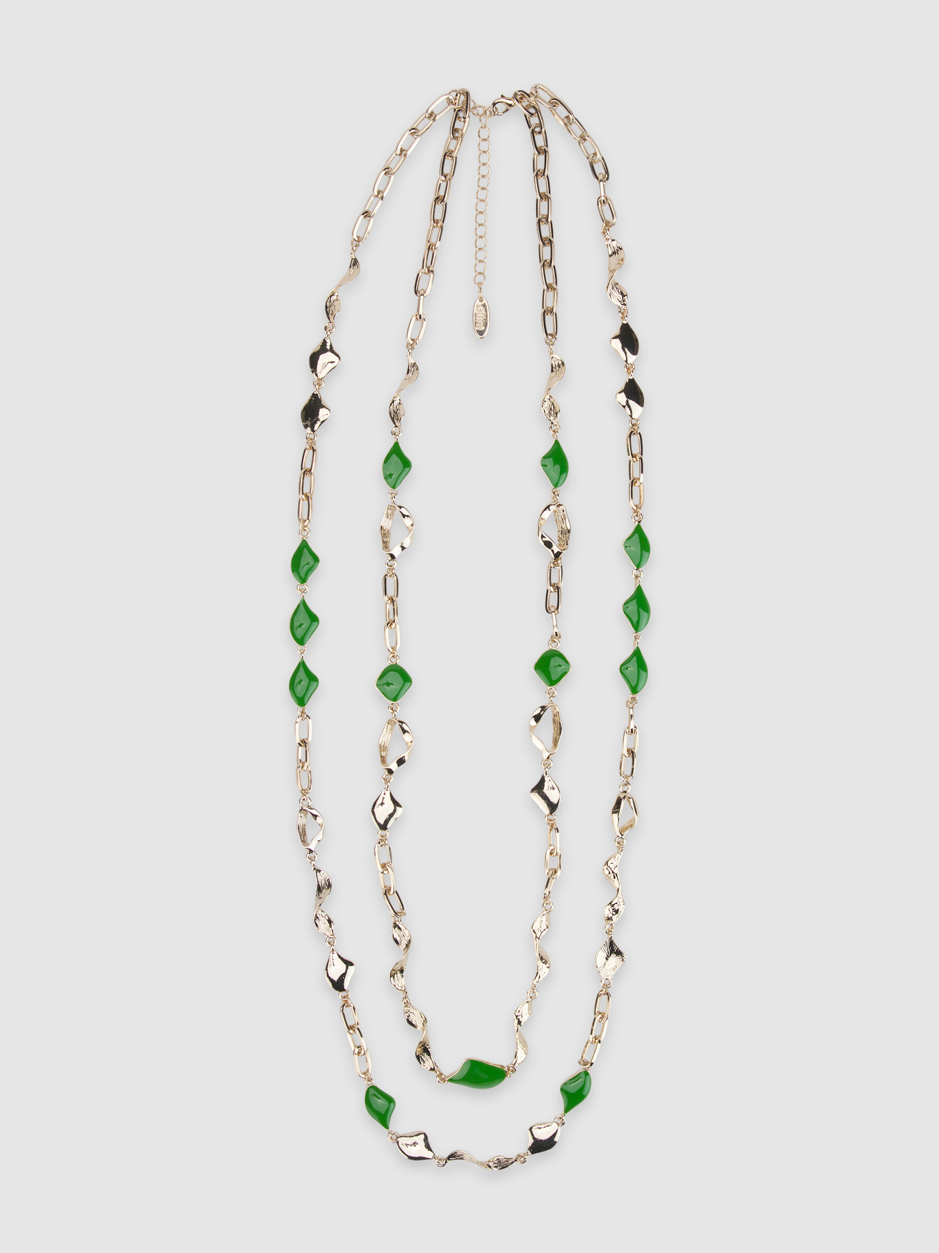 Collier avec &eacute;l&eacute;ments &eacute;maill&eacute;s image number 0