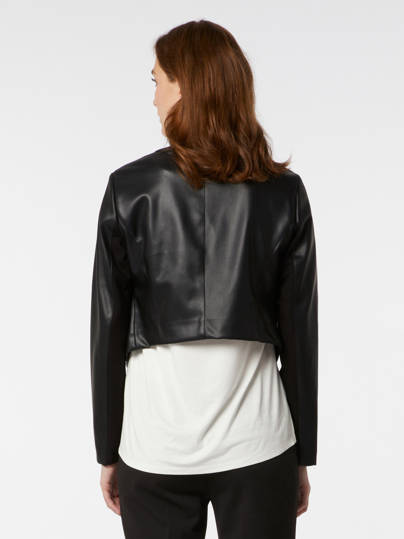 Short jacket with jewel chain image number 1