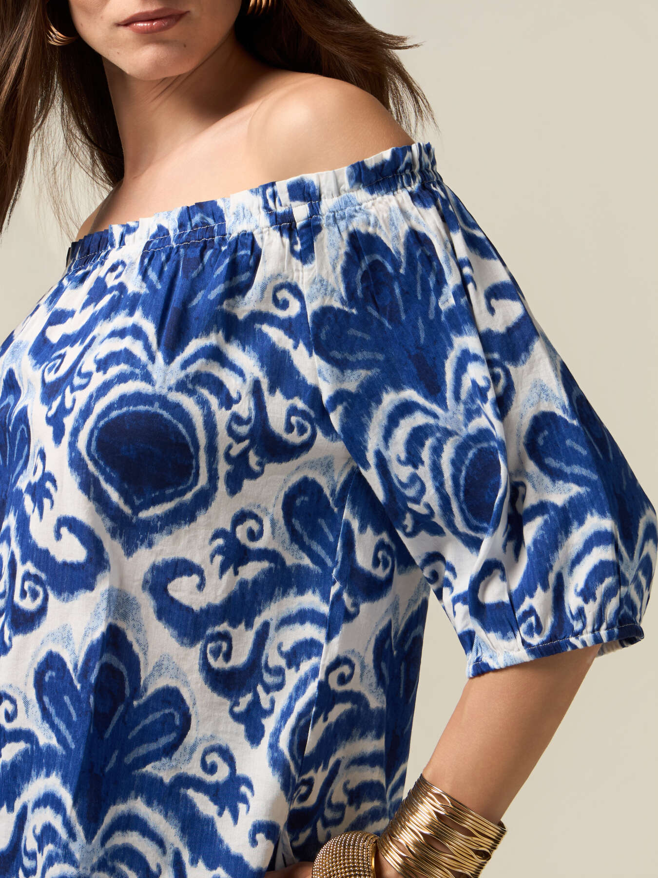 Schulterfreie Bluse image number 2