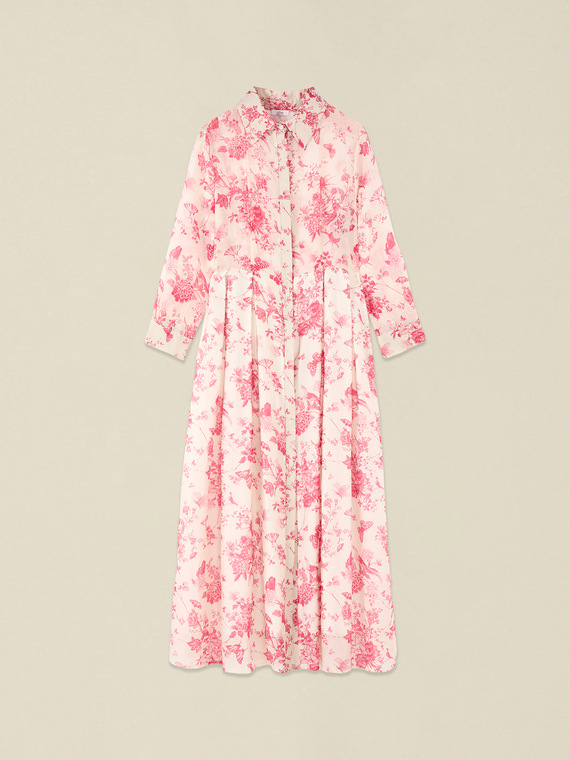 Patterned shirtdress