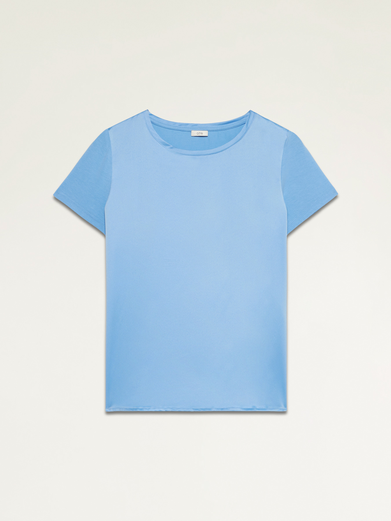 T-shirt bi-mati&egrave;re ras du cou image number 3