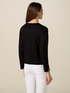 Pull m&eacute;lange viscose avec boutons bijoux image number 1