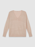 Lurex sweater with v-neck image number 3