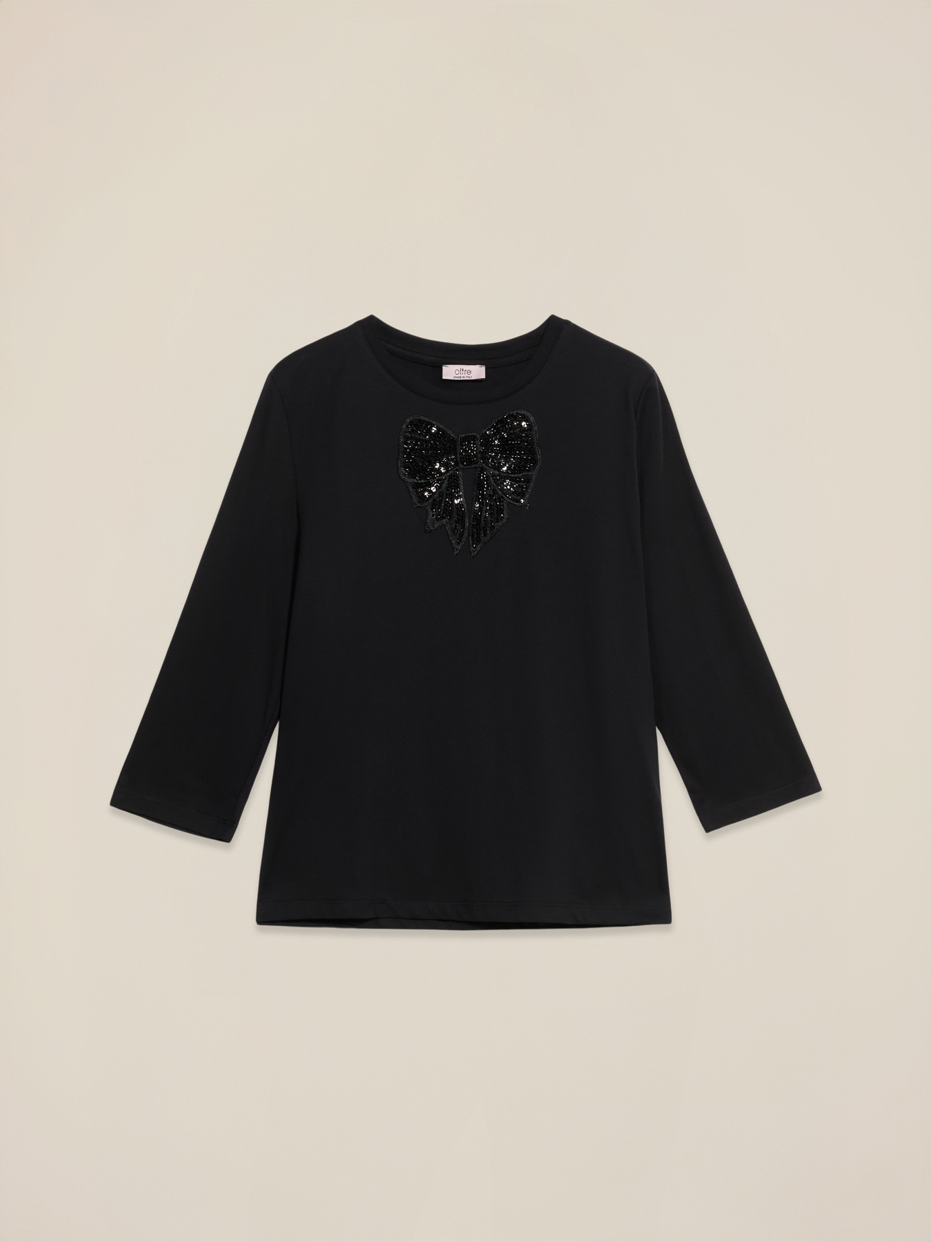 T-Shirt aus Jersey mit Pailletten-Patch image number 3