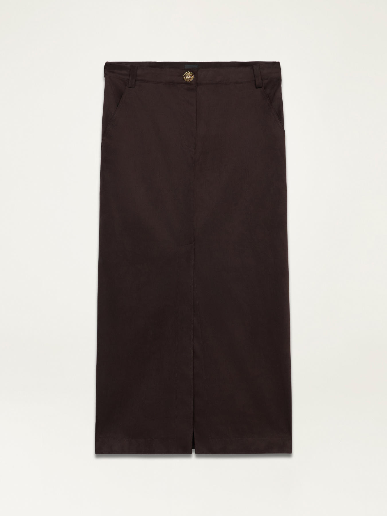 Suede effect pencil skirt image number 3