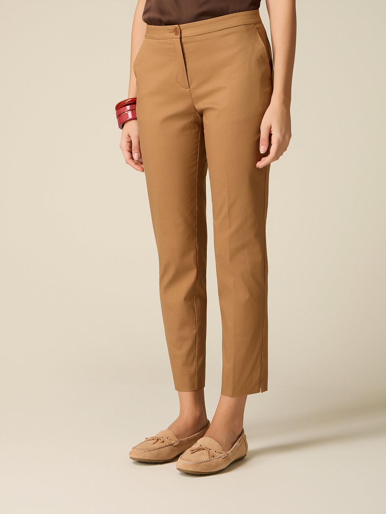 Cotton chino pants image number 3
