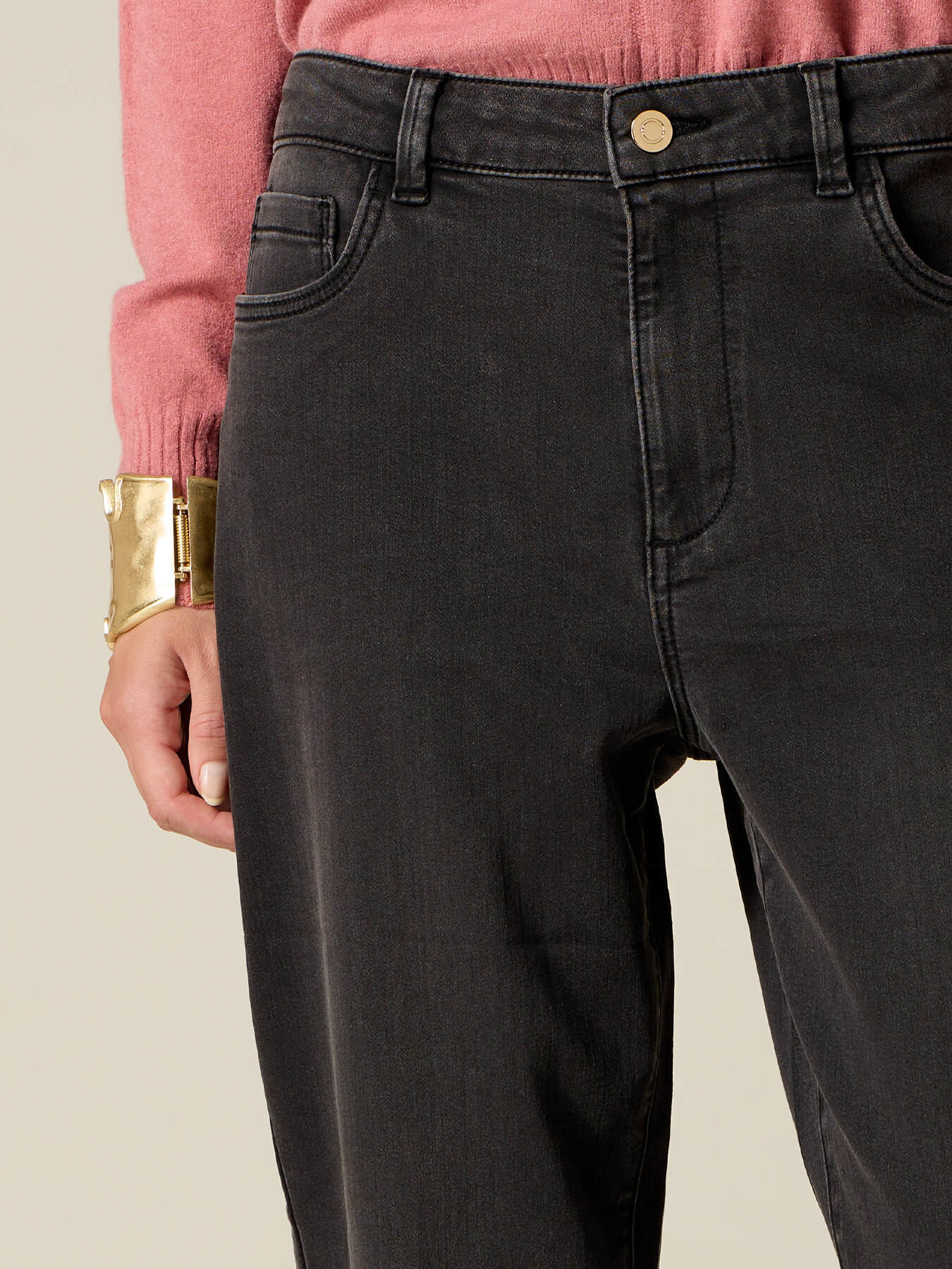 Boyslim-Jeans in Schwarz washed image number 2