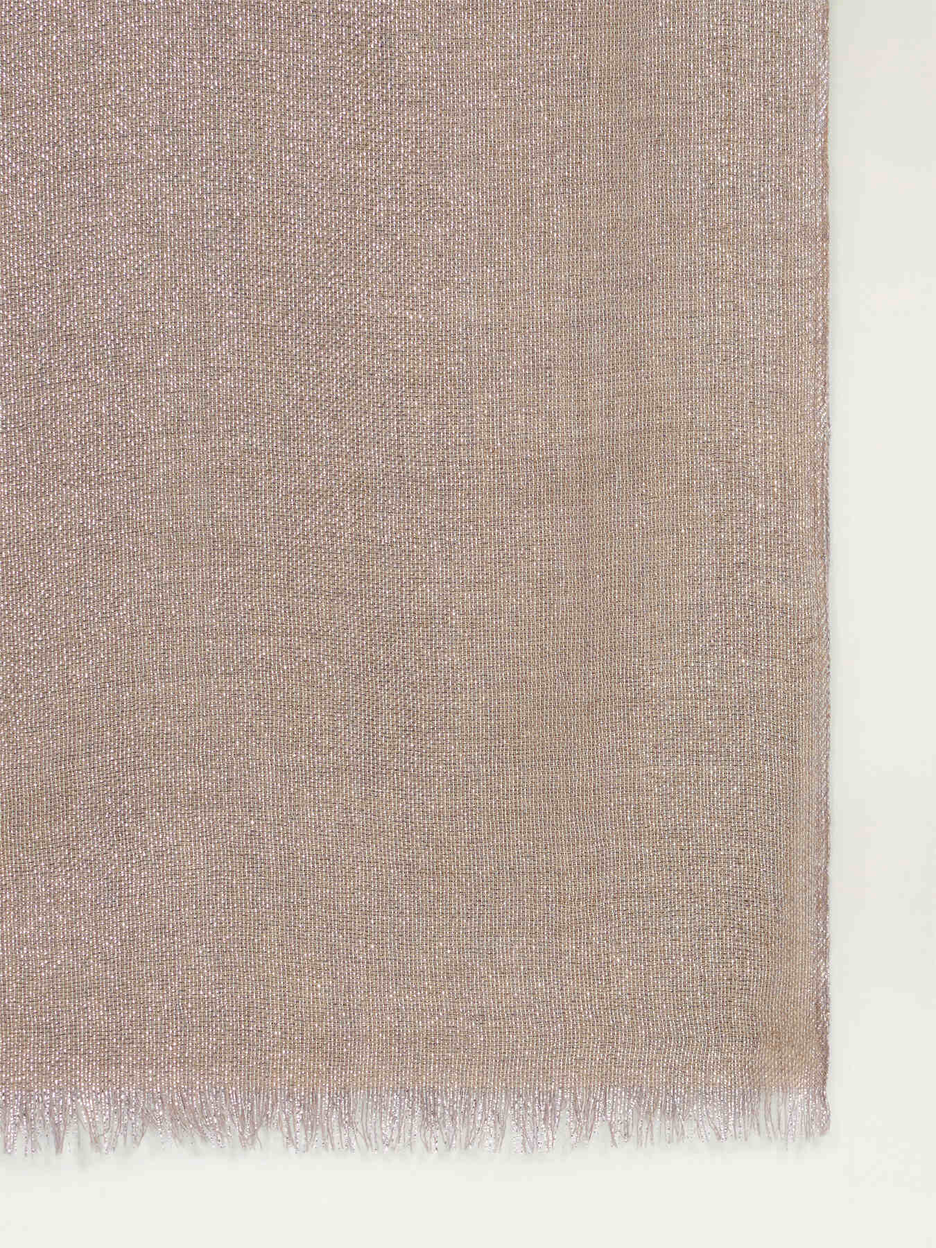 Two-colour lurex scarf image number 2