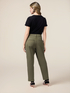 Pantaloni boyslim in cotone/lyocell image number 1