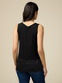Top avec un insert en satin image number 1
