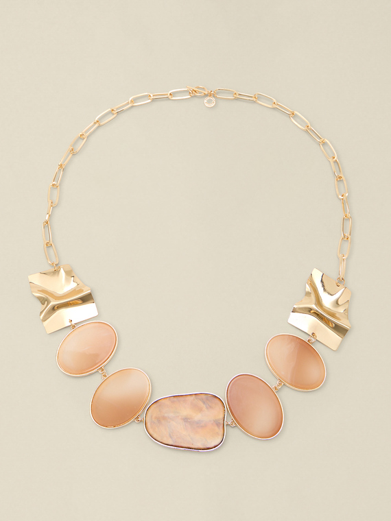 Collier maxi avec pierres