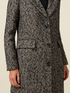 Long herringbone coat image number 3