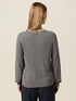 Crewneck sweater in cashmere blend with appliqués image number 1