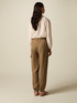 Pantalon cargo en lyocell image number 1