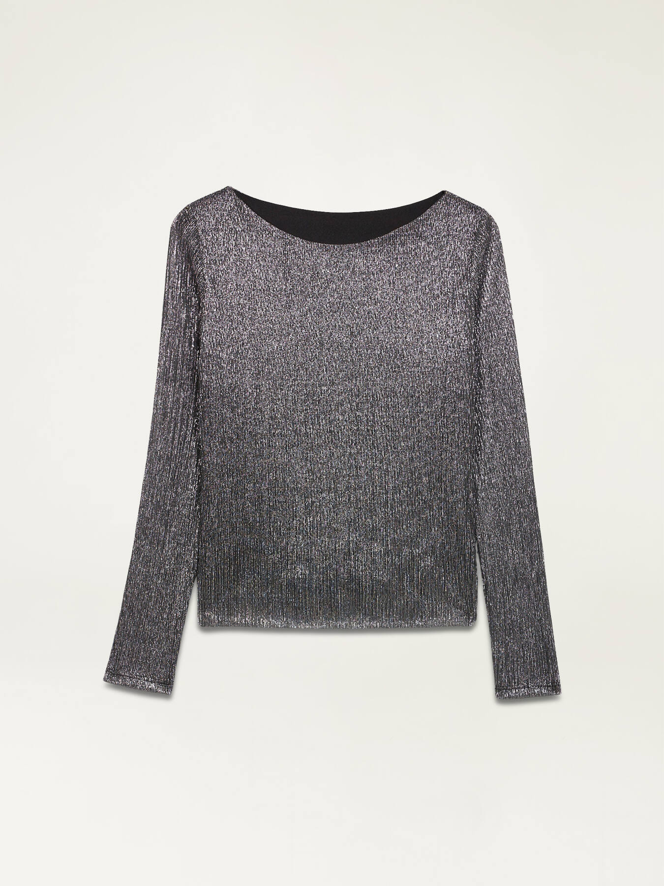 T-Shirt aus Lurex mit Falten image number 4