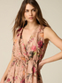 Vestito lungo in georgette fantasia image number 2